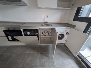 Cocina completa a estrenar con 4 electrodomésticos