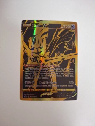 Lote 4 Cartas Pokémon Zacian V y Zamazenta V
