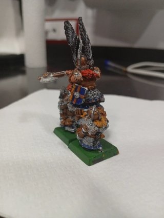 Rey Alrik en Escudo Warhammer