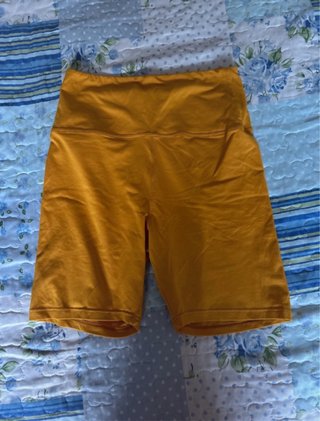 Mallas ciclista color mostaza
