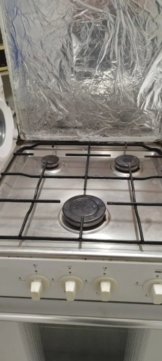 Cocina de gas Rommer blanca