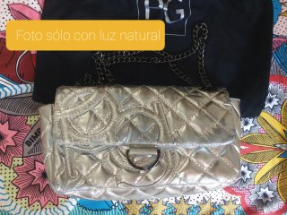 Bolso Purificación García plateado