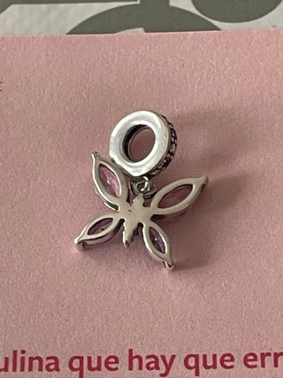 Colgante Mariposa baño plata Circonitas
