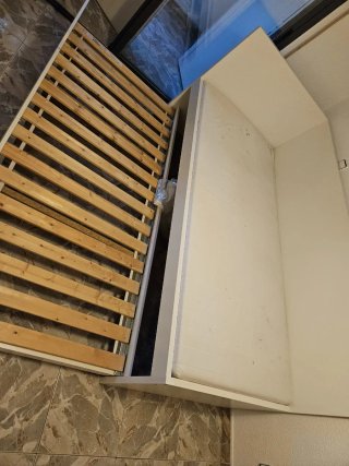 Cama nido de 90 cm Ikea blanca