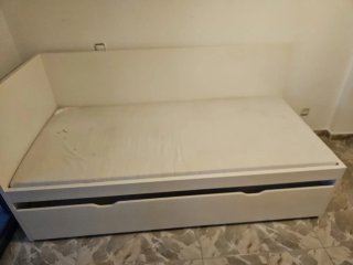 Cama nido de 90 cm Ikea blanca