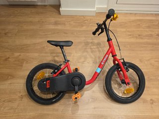Bicicleta infantil 14 3-5 años 2 en 1