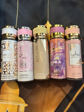 Lote 5 Brumas Corporales Perfumadas