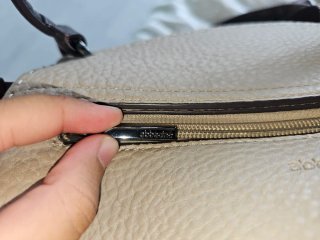 Bolso Abbacino Piel Beige y Marrón