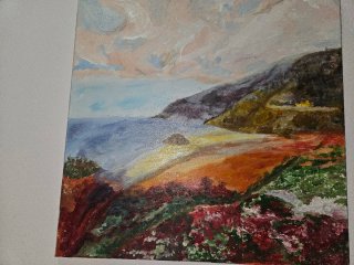 Cuadro lienzo pintado a mano