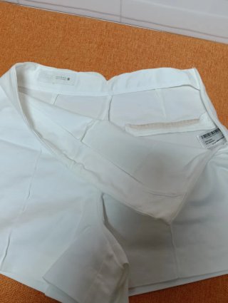Pantalón corto blanco