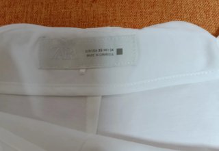 Pantalón corto blanco