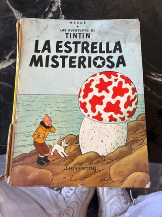Comic Tintin la aventura misteriosa