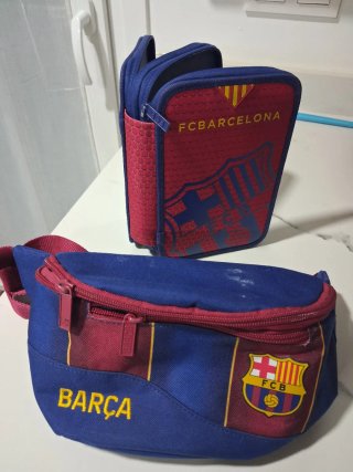 Riñonera y Estuche FC Barcelona