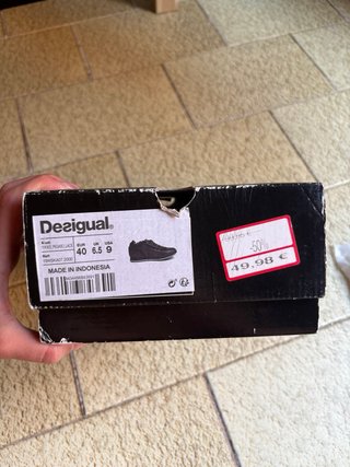 Scarpe Desigual Donna EU 40 Nero/Argento