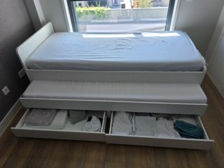 Cama nido Ikea 90x200 cm con cajones
