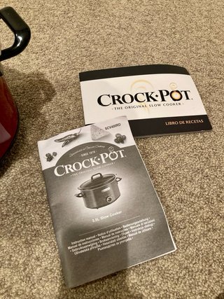 Olla Crock-Pot 3.5L Cocción Lenta Roja