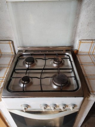 Cocina de gas butano Indesit