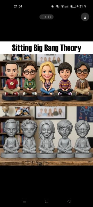 Pack Figuras 3D Series/Películas