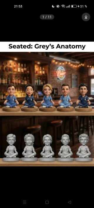 Pack Figuras 3D Series/Películas