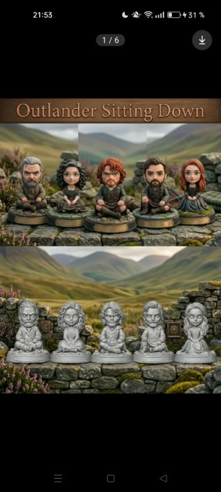 Pack Figuras 3D Series/Películas