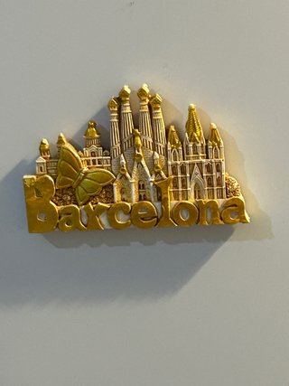 Imán Barcelona Sagrada Familia Mariposa