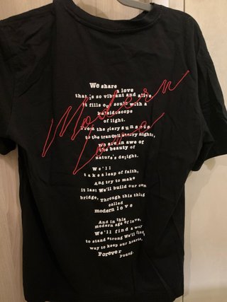 Camiseta Lefties Negra Corazón Llamas
