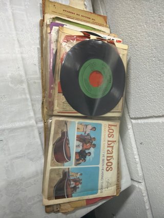 Albun de vinilos pequeños años 70