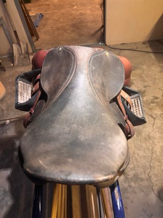 Silla de montar a caballo inglesa marca Forestier