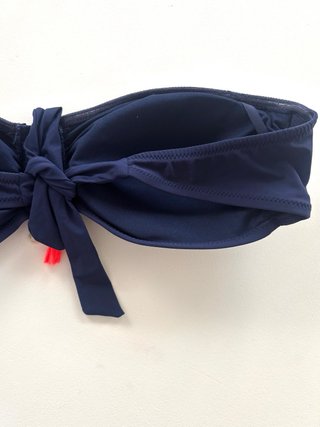 Sujetador Bikini Étnico Relleno 90B Azul/Rosa