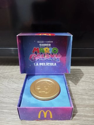 Moneda Super Mario Galaxy McDonald's