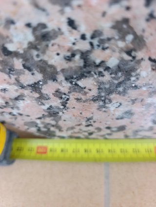 Encimera de granito rosa porriño