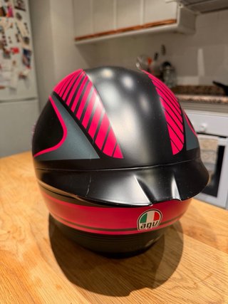 Casco AGV K-1 Negro/Rosa