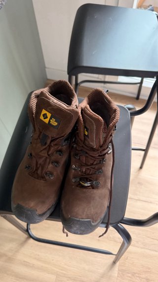 Botas de seguridad marrones