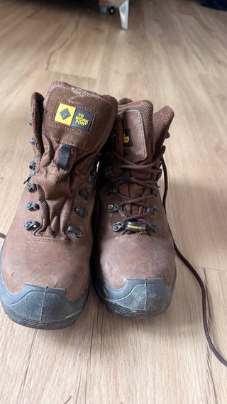 Botas de seguridad marrones