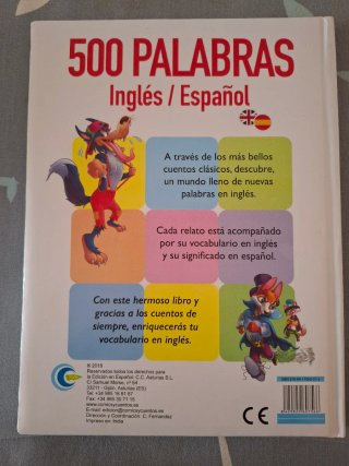 Libro 500 palabras Inglés / Español