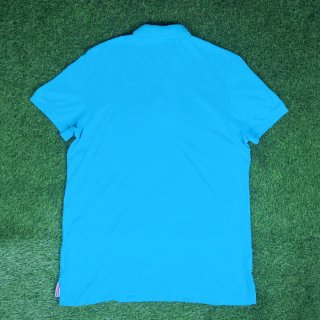 Polo Hilfiger Denim Azul Turquesa / Aguamarina XL