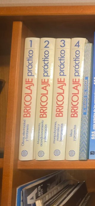 Lote 4 Libros Bricolaje Práctico. Ed. Planeta 1992