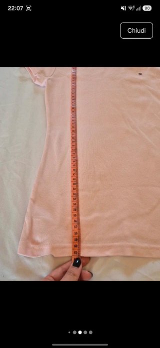 T-shirt Tommy Hilfiger rosa taglia M