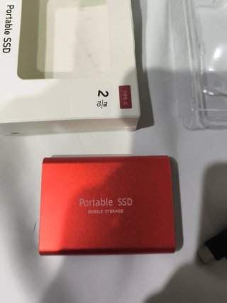 SSD Portátil 2TB M.2 Type-C Rojo