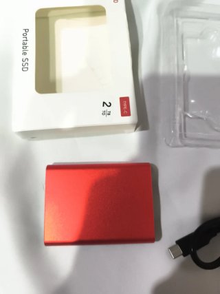 SSD Portátil 2TB M.2 Type-C Rojo