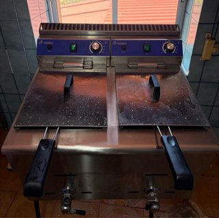 Freidora Doble Arsent de gas
