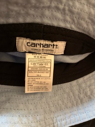 Gorro Carhartt Algodón Azul