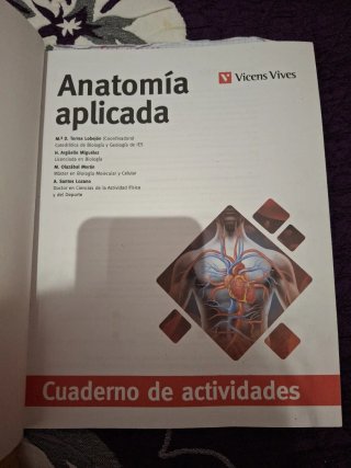 Anatomía aplicada. Cuaderno de actividades (Aul...