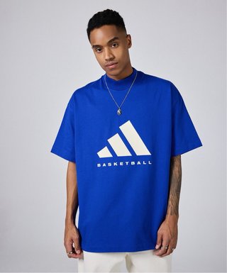 Camiseta Adidas Basketball Oversize Azul