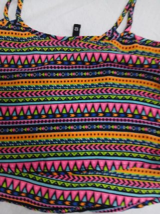 Set gonna-pantalone + canotta fantasia