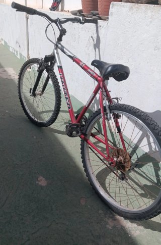 Bicicleta United Roja y Plata