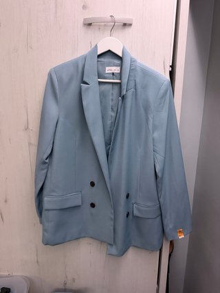 Americana azul doble botonadura XL