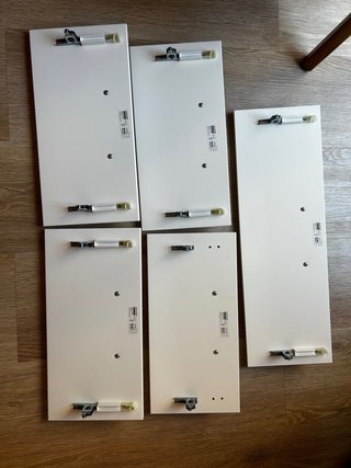 4 Frentes Cajón Blanco VEDDINGE 40x20 IKEA
