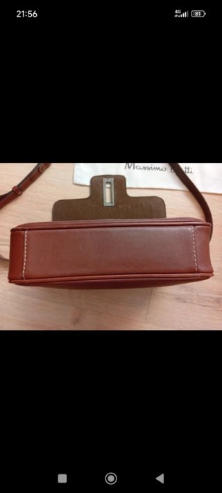 Bolso de piel mujer marrón bandolera/hombro