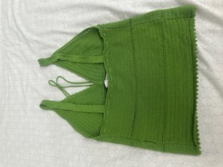 Top Zara Verde Talla S